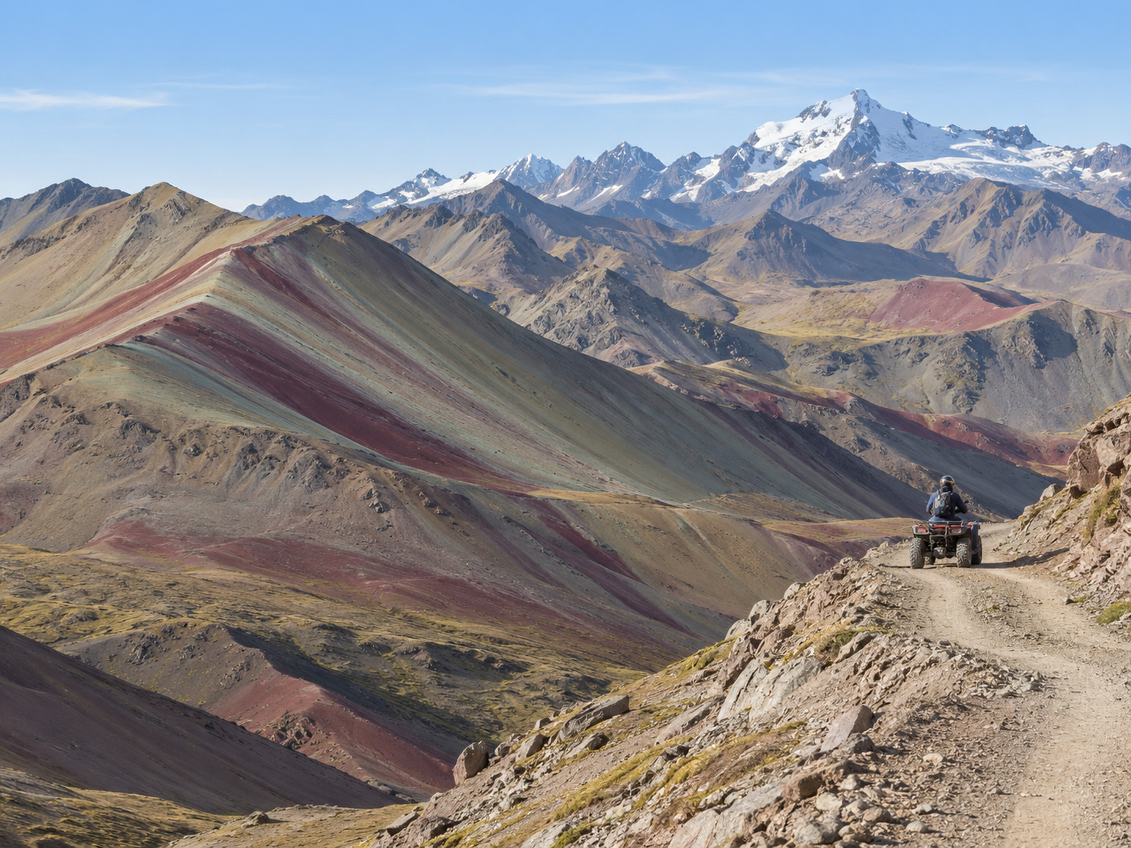 MONTAÑA DE COLORES Y VALLE ROJO EN CUATRIMOTO