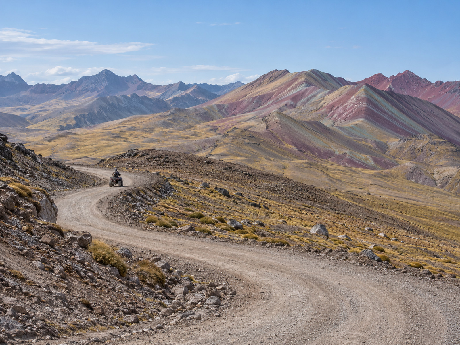 MONTAÑA DE COLORES EN CUATRIMOTO