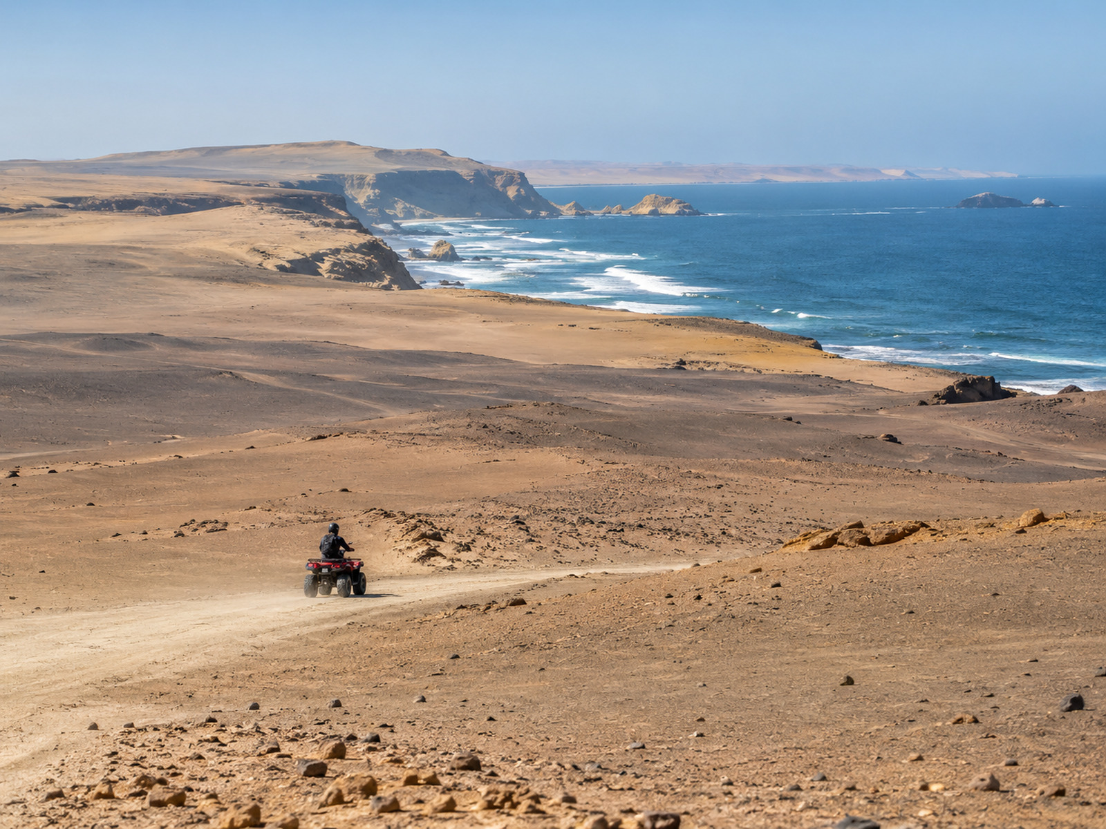 ISLAS BALLESTAS + RESERVA NACIONAL DE PARACAS EN CUATRIMOTO